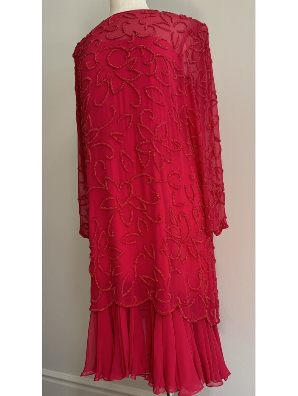 Jack Bryan  Women’s Dress  Embroidered Beaded Vintage